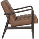 Lyric Vintage Caramel Leather Lounge Chair